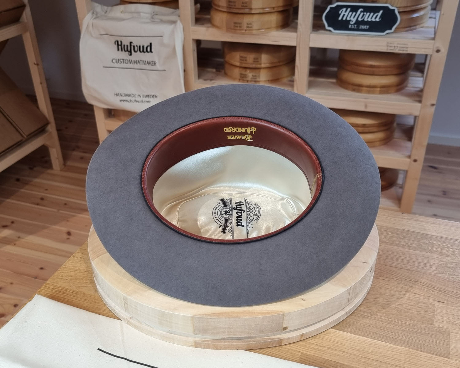 FLOKI FEDORA | BEAVER HUNDRED | LIMITED EDITION GRAY COLOR | SIZE 58, US 7 1/4