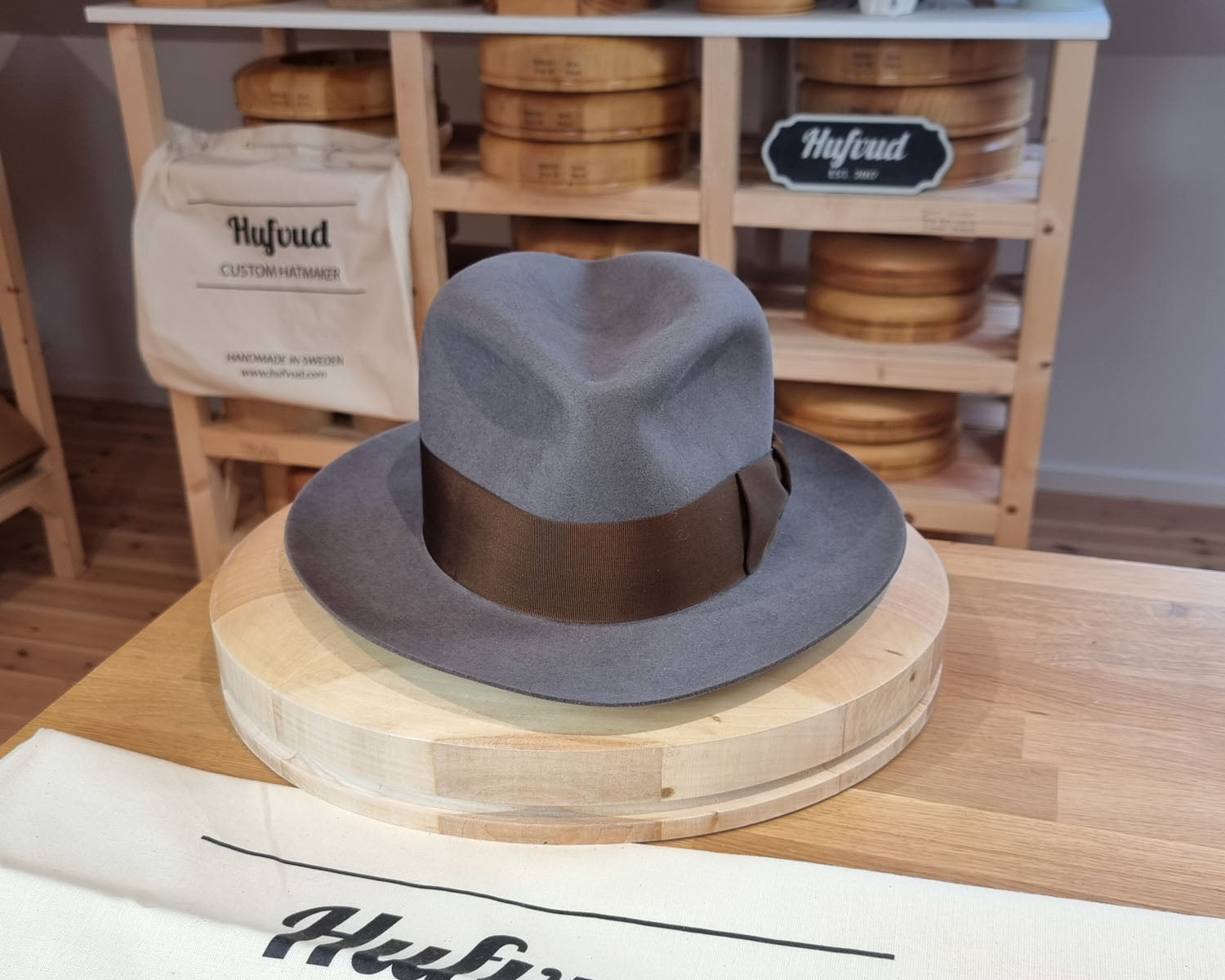 FLOKI FEDORA | BEAVER HUNDRED | LIMITED EDITION GRAY COLOR | SIZE 58, US 7 1/4
