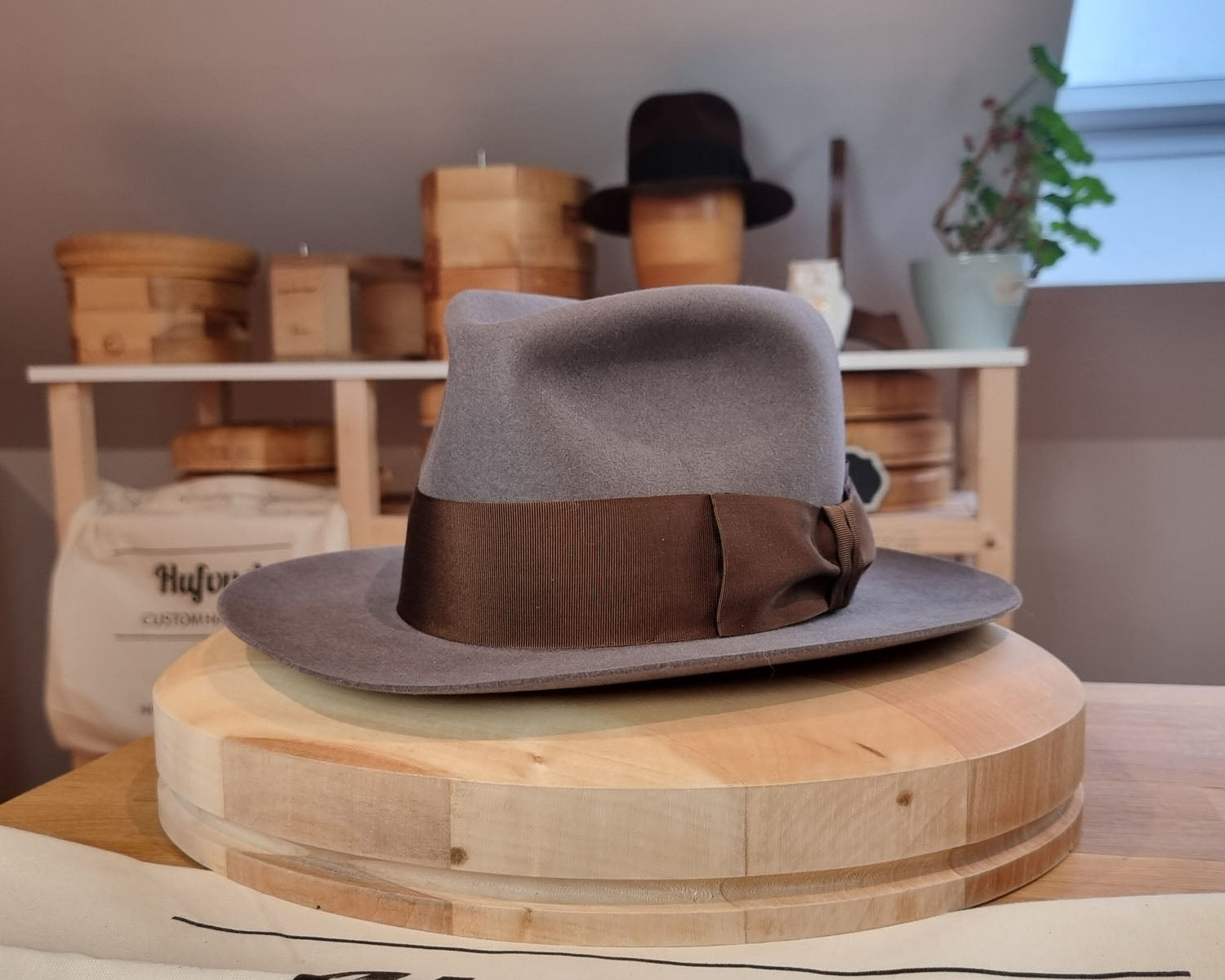 FLOKI FEDORA | BEAVER HUNDRED | LIMITED EDITION GRAY COLOR | SIZE 58, US 7 1/4