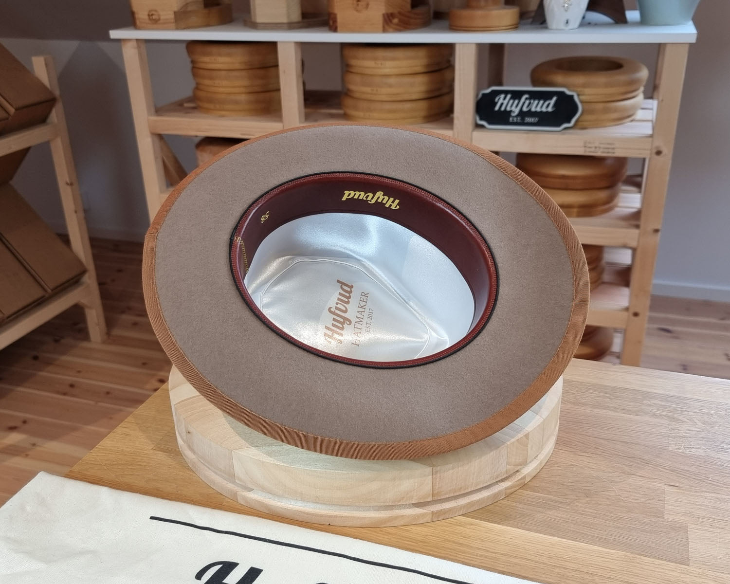 WHIPPET FEDORA | RABBIT & HARE DELUXE BLEND | DRIFTWOOD COLOR | SIZE 58, US 7 1/4