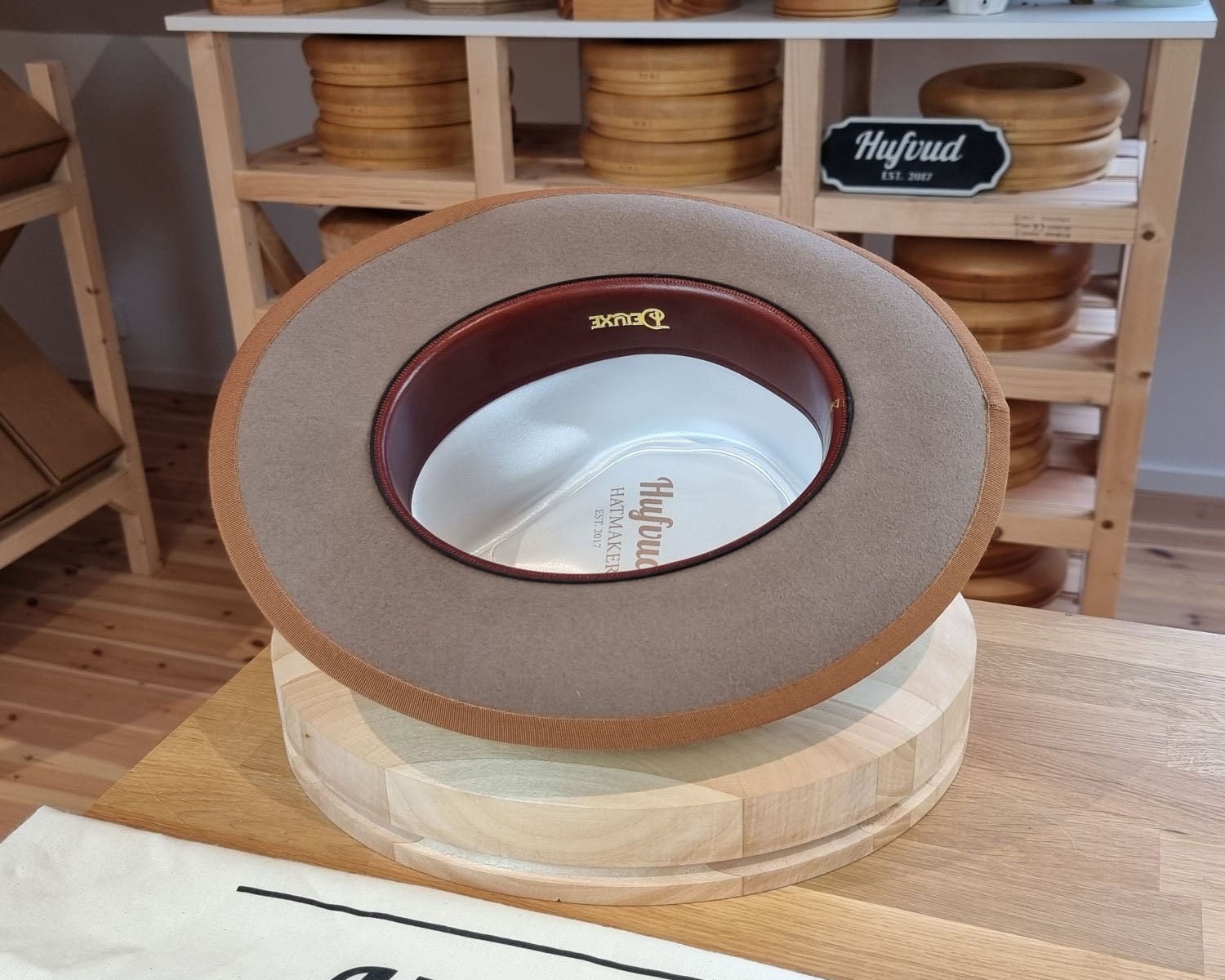 WHIPPET FEDORA | RABBIT & HARE DELUXE BLEND | DRIFTWOOD COLOR | SIZE 58, US 7 1/4