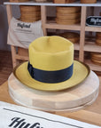 WHIPPET FEDORA | RABBIT & HARE DELUXE BLEND | SUNSHINE COLOR | SIZE 59, US 7 3/8