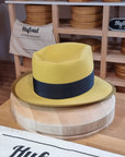 WHIPPET FEDORA | RABBIT & HARE DELUXE BLEND | SUNSHINE COLOR | SIZE 59, US 7 3/8
