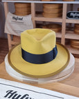 WHIPPET FEDORA | RABBIT & HARE DELUXE BLEND | SUNSHINE COLOR | SIZE 59, US 7 3/8