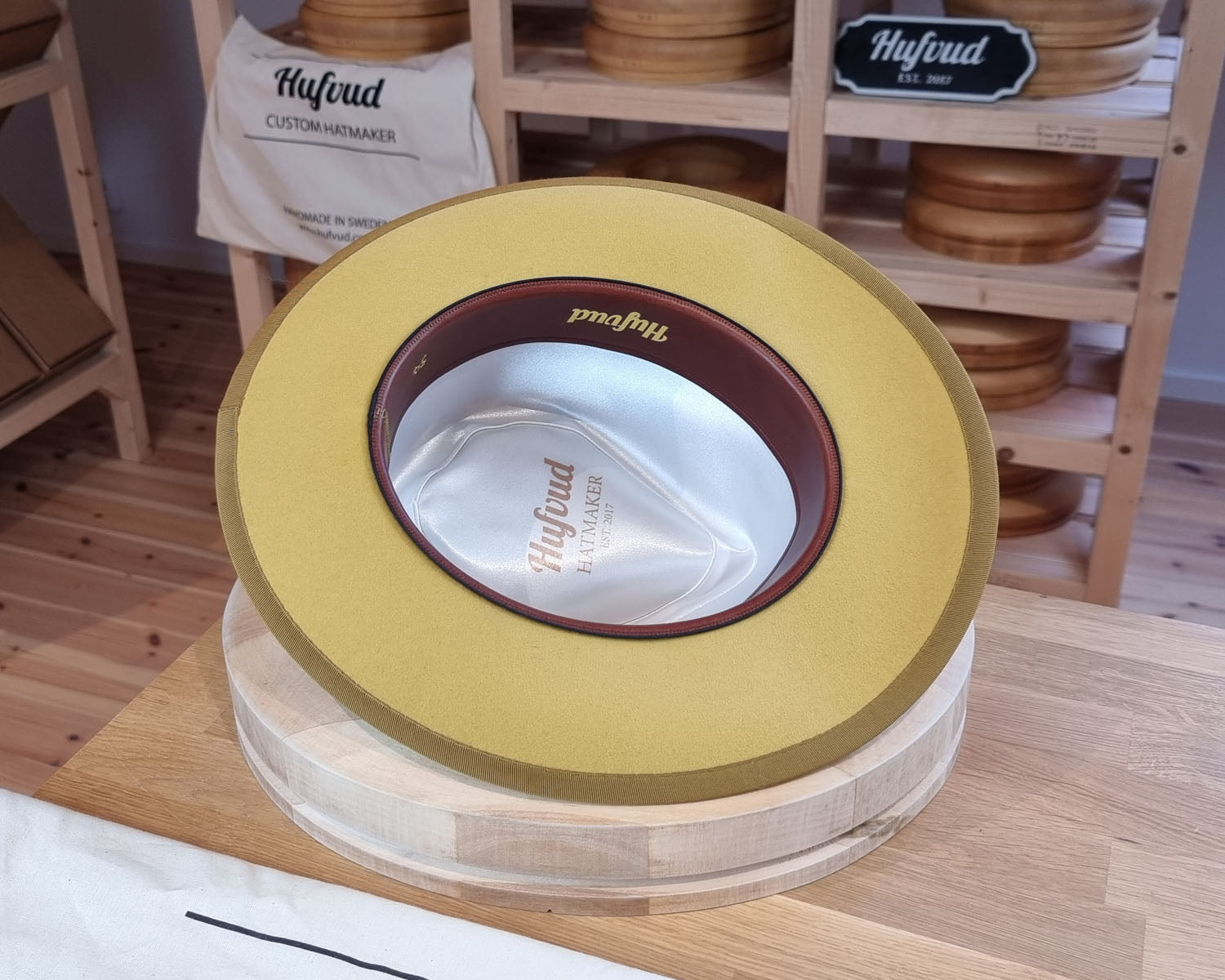 WHIPPET FEDORA | RABBIT & HARE DELUXE BLEND | SUNSHINE COLOR | SIZE 59, US 7 3/8