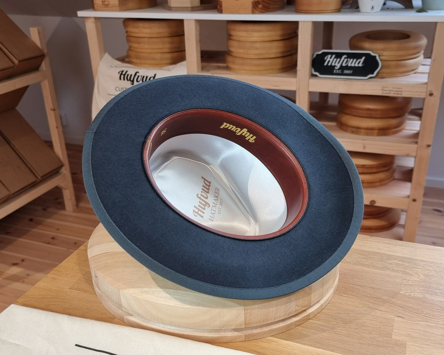 WHIPPET FEDORA | RABBIT & HARE DELUXE BLEND | OCEAN COLOR | SIZE 58, US 7 1/4