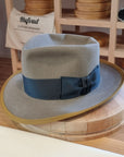 WHIPPET FEDORA | BEAVER FIFTY | STONE COLOR | SIZE 60, US 7 1/2