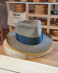 WHIPPET FEDORA | BEAVER FIFTY | STONE COLOR | SIZE 60, US 7 1/2