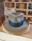 WHIPPET FEDORA | BEAVER FIFTY | STONE COLOR | SIZE 60, US 7 1/2