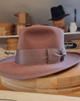 WHIPPET FEDORA | BEAVER FIFTY | DUSTY ROSE COLOR | SIZE 59, US 7 3/8
