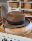 LEIFUR FEDORA | RABBIT & HARE DELUXE BLEND | CINNAMON COLOR | SIZE 59, US 7 3/8