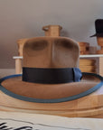LEIFUR FEDORA | RABBIT & HARE DELUXE BLEND | CINNAMON COLOR | SIZE 59, US 7 3/8