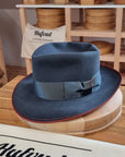 WHIPPET FEDORA | RABBIT & HARE DELUXE BLEND | OCEAN COLOR | SIZE 61, US 7 5/8