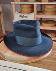 WHIPPET FEDORA | RABBIT & HARE DELUXE BLEND | OCEAN COLOR | SIZE 61, US 7 5/8