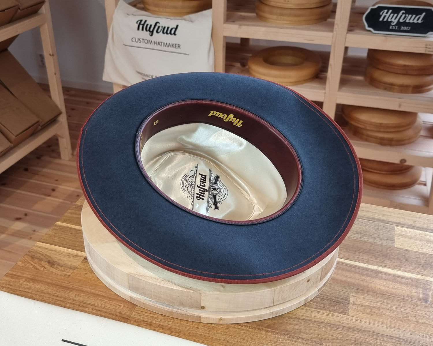 WHIPPET FEDORA | RABBIT & HARE DELUXE BLEND | OCEAN COLOR | SIZE 61, US 7 5/8