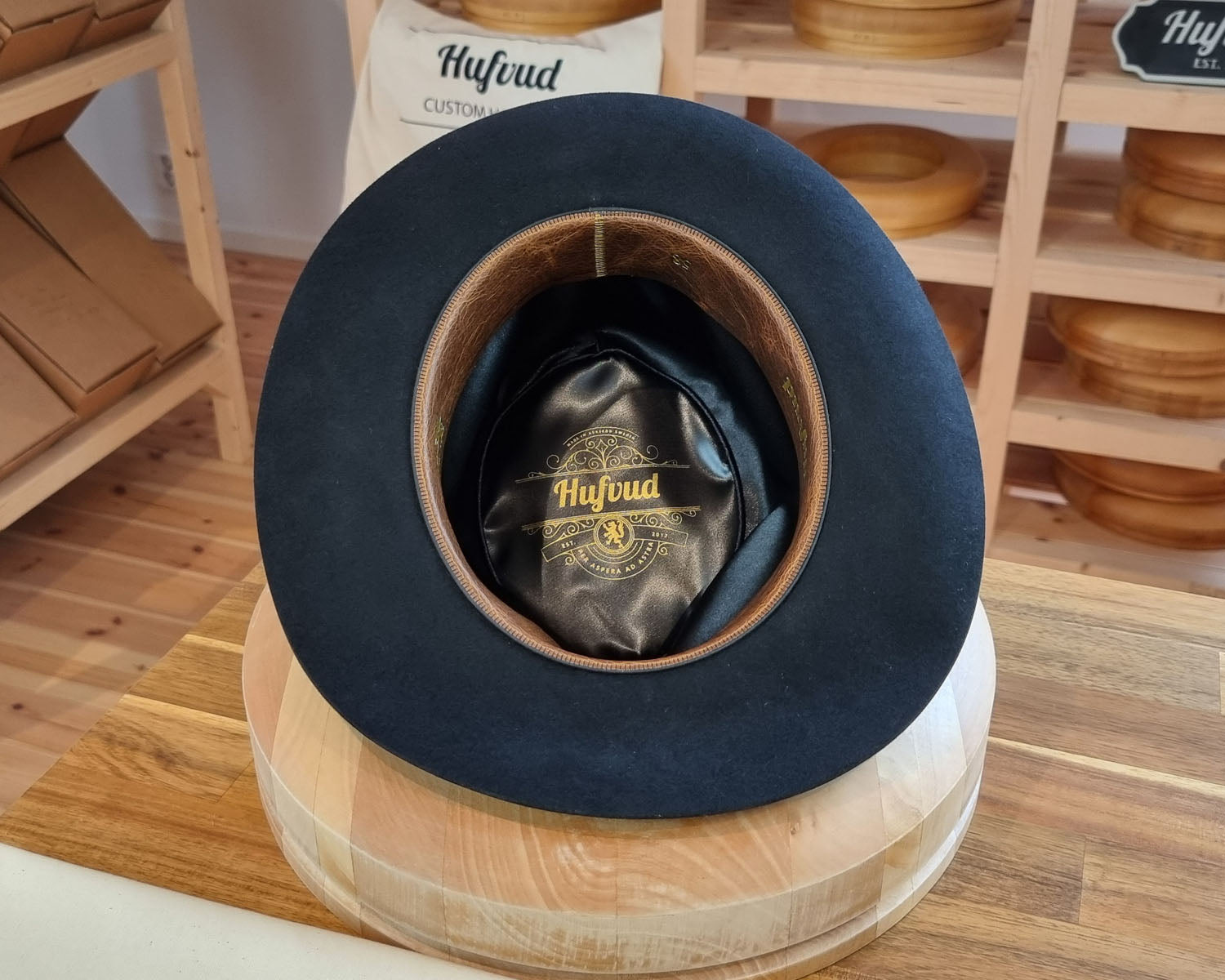 LEIFUR Adventure FEDORA | BEAVER TWENTY | BLACK COLOR | WESTERN WEIGHT | SIZE 58, US 7 1/4