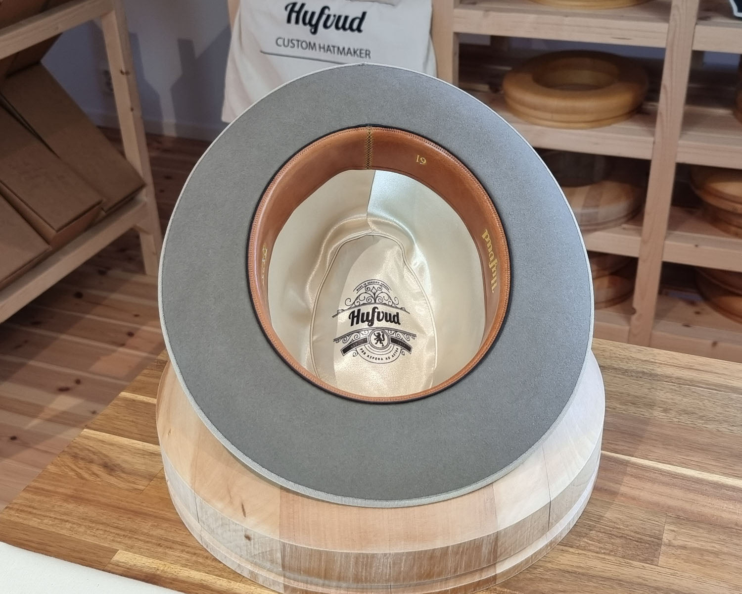 DURHAM 1922 FEDORA | BEAVER FIFTY | STONE GRAY COLOR | SIZE 61, US 7 5/8