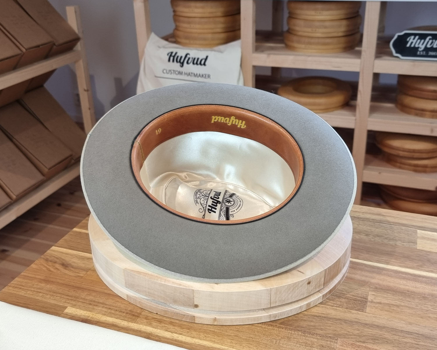 DURHAM 1922 FEDORA | BEAVER FIFTY | STONE GRAY COLOR | SIZE 61, US 7 5/8