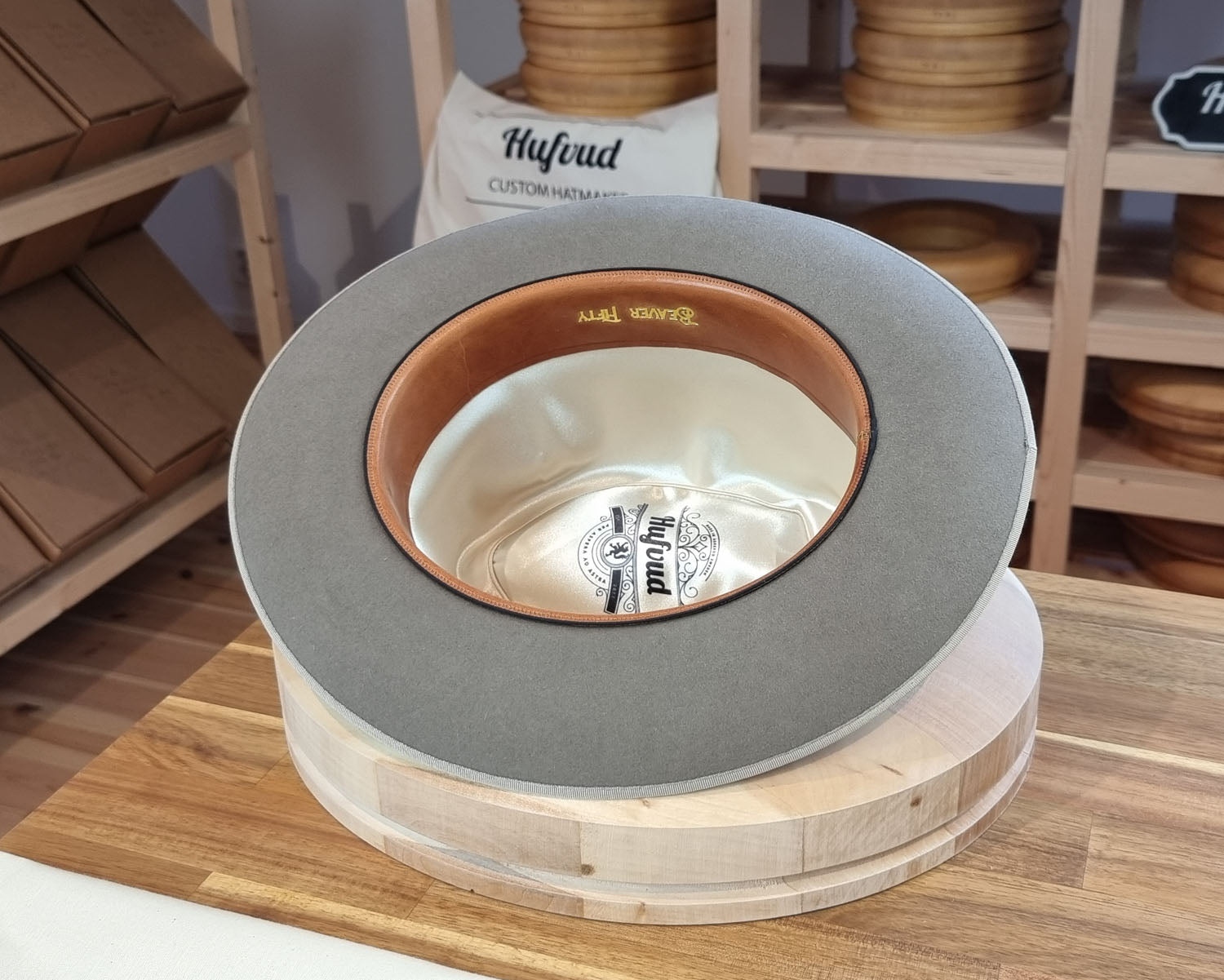 DURHAM 1922 FEDORA | BEAVER FIFTY | STONE GRAY COLOR | SIZE 61, US 7 5/8