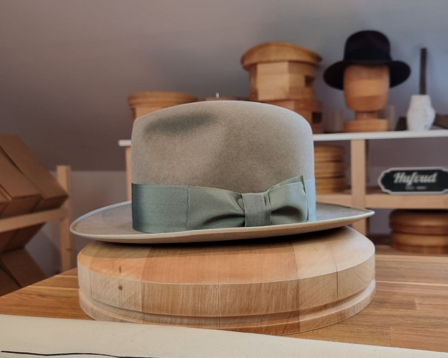DURHAM 1922 FEDORA | BEAVER FIFTY | STONE GRAY COLOR | SIZE 61, US 7 5/8
