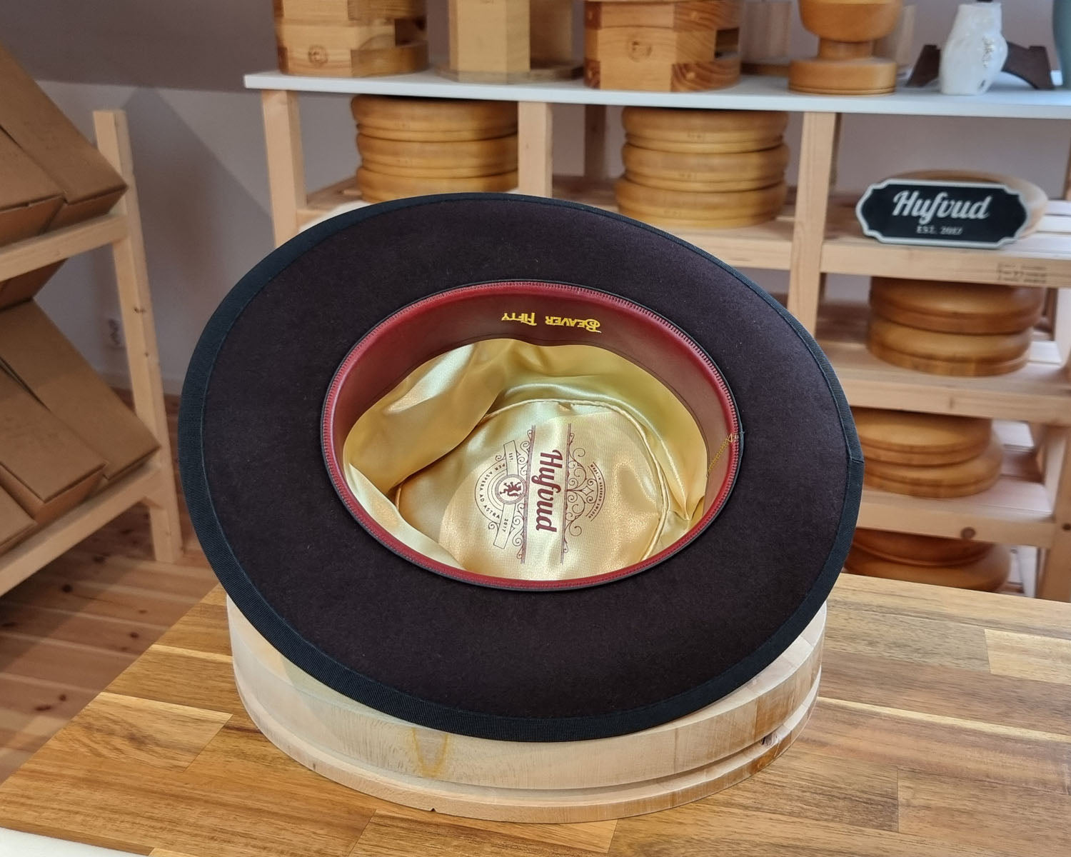 WHIPPET FEDORA | BEAVER FIFTY | OXBLOOD COLOR | SIZE 60, US 7 1/2