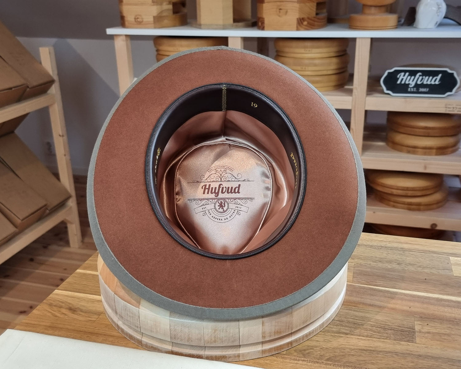 WHIPPET FEDORA | BEAVER FIFTY | COGNAC COLOR | SIZE 61, US 7 5/8