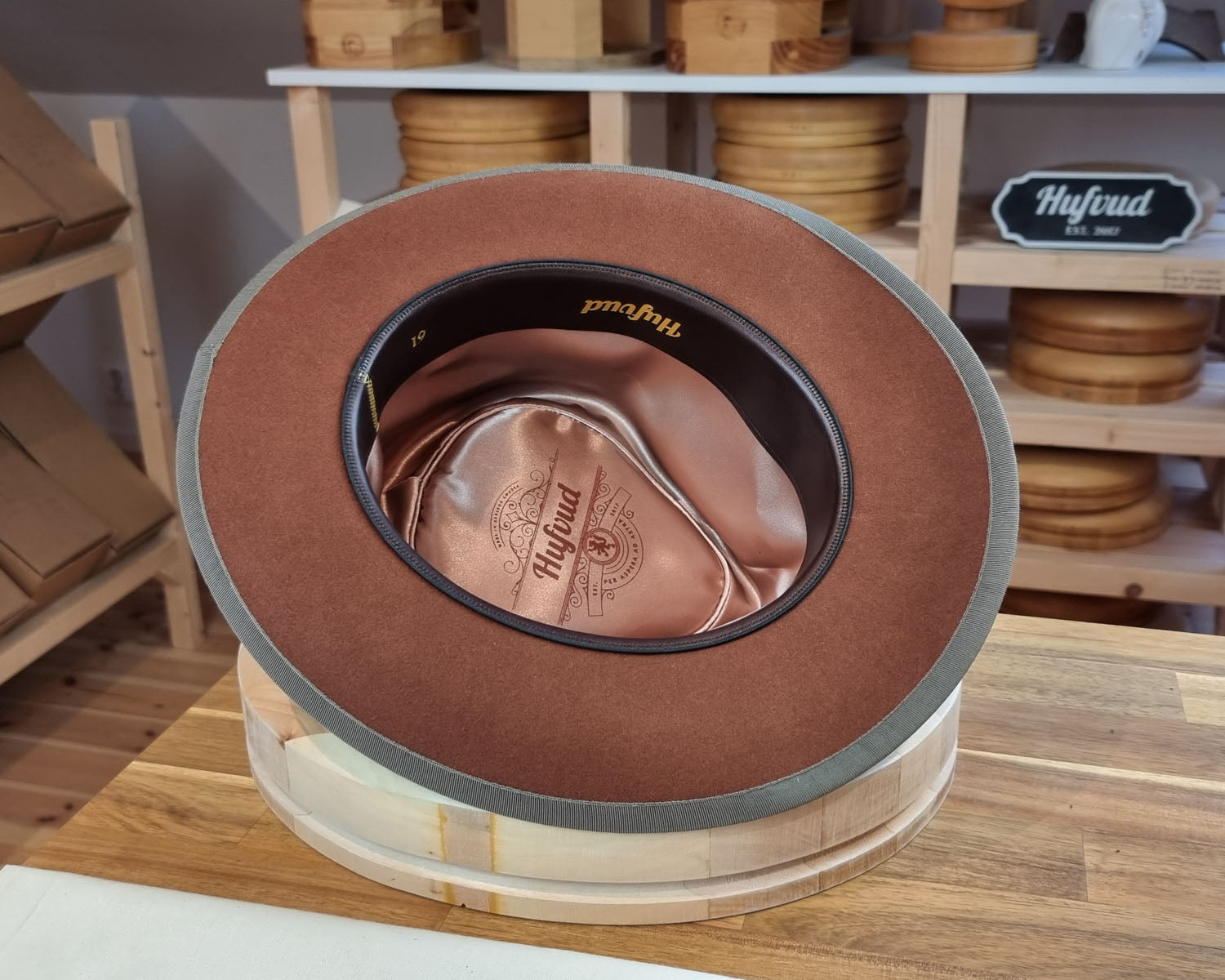 WHIPPET FEDORA | BEAVER FIFTY | COGNAC COLOR | SIZE 61, US 7 5/8