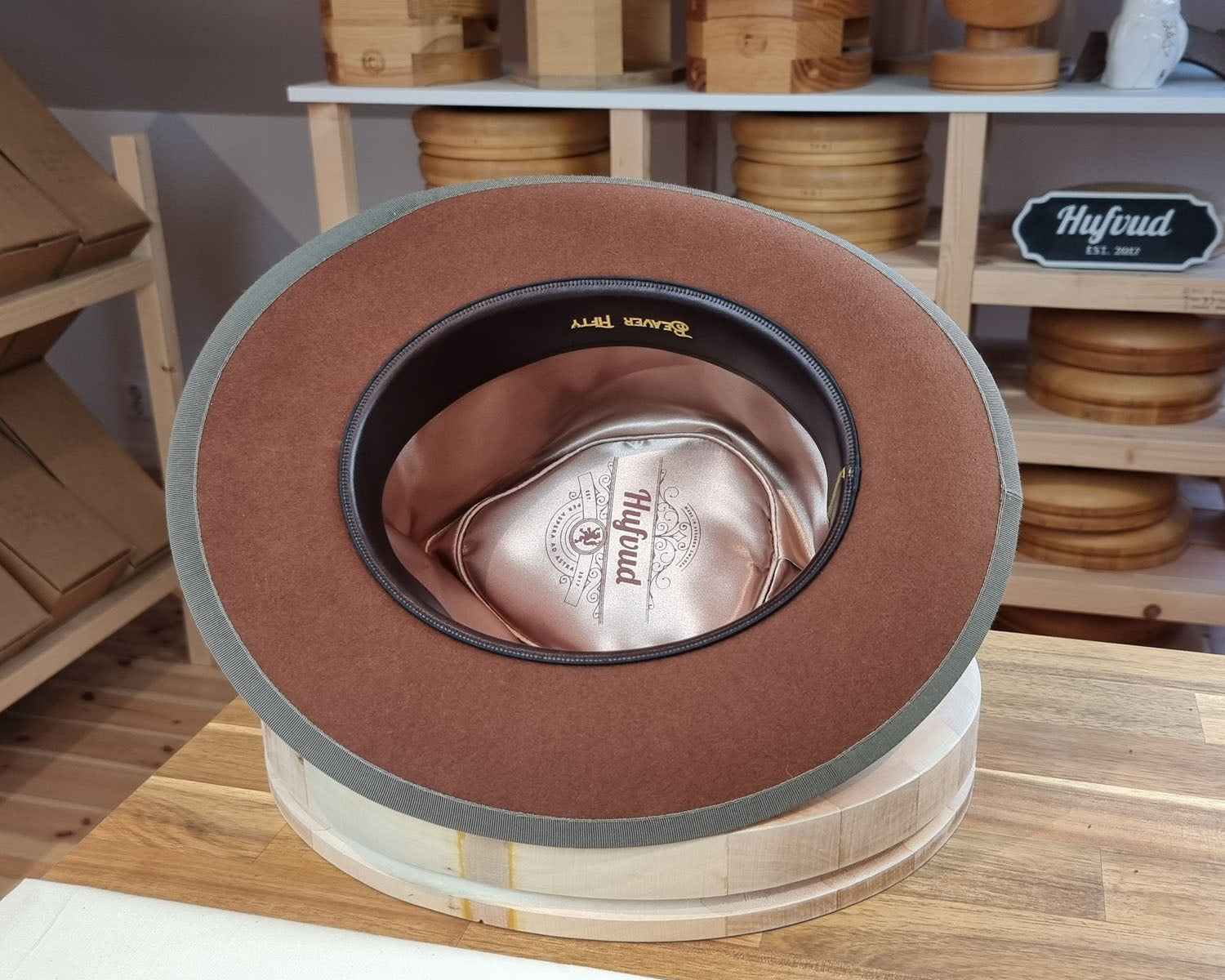 WHIPPET FEDORA | BEAVER FIFTY | COGNAC COLOR | SIZE 61, US 7 5/8