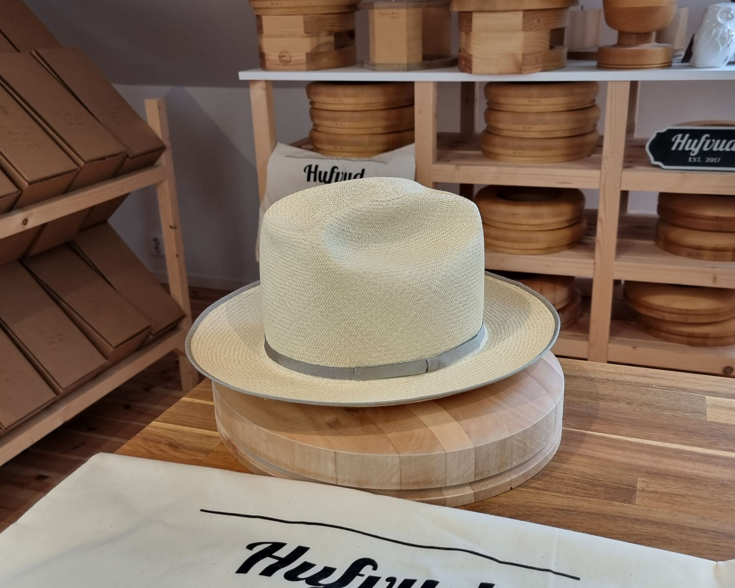 OPEN ROAD HAT | HAND WOVEN ECUADORIAN STRAW | NATURAL COLOR | CUENCA GRADE TWELVE | SIZE 61, US 7 5/8