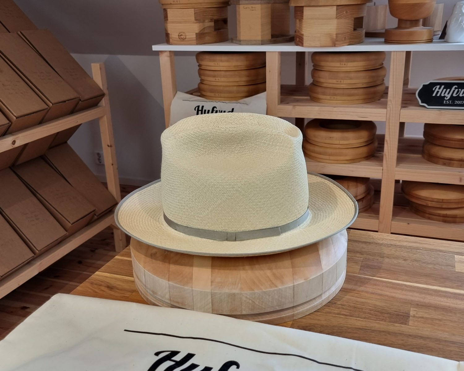 OPEN ROAD HAT | HAND WOVEN ECUADORIAN STRAW | NATURAL COLOR | CUENCA GRADE TWELVE | SIZE 61, US 7 5/8