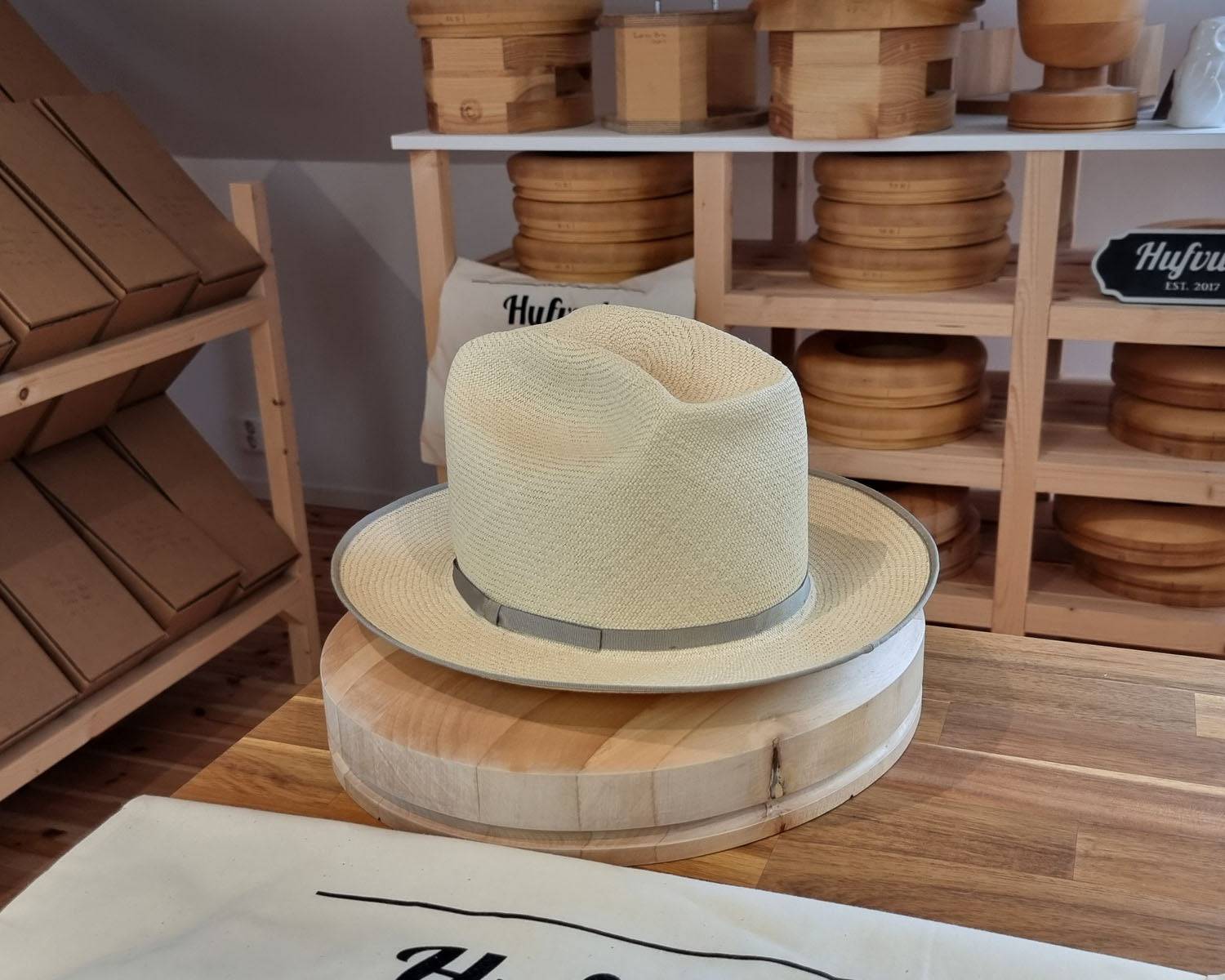 OPEN ROAD HAT | HAND WOVEN ECUADORIAN STRAW | NATURAL COLOR | CUENCA GRADE TWELVE | SIZE 61, US 7 5/8