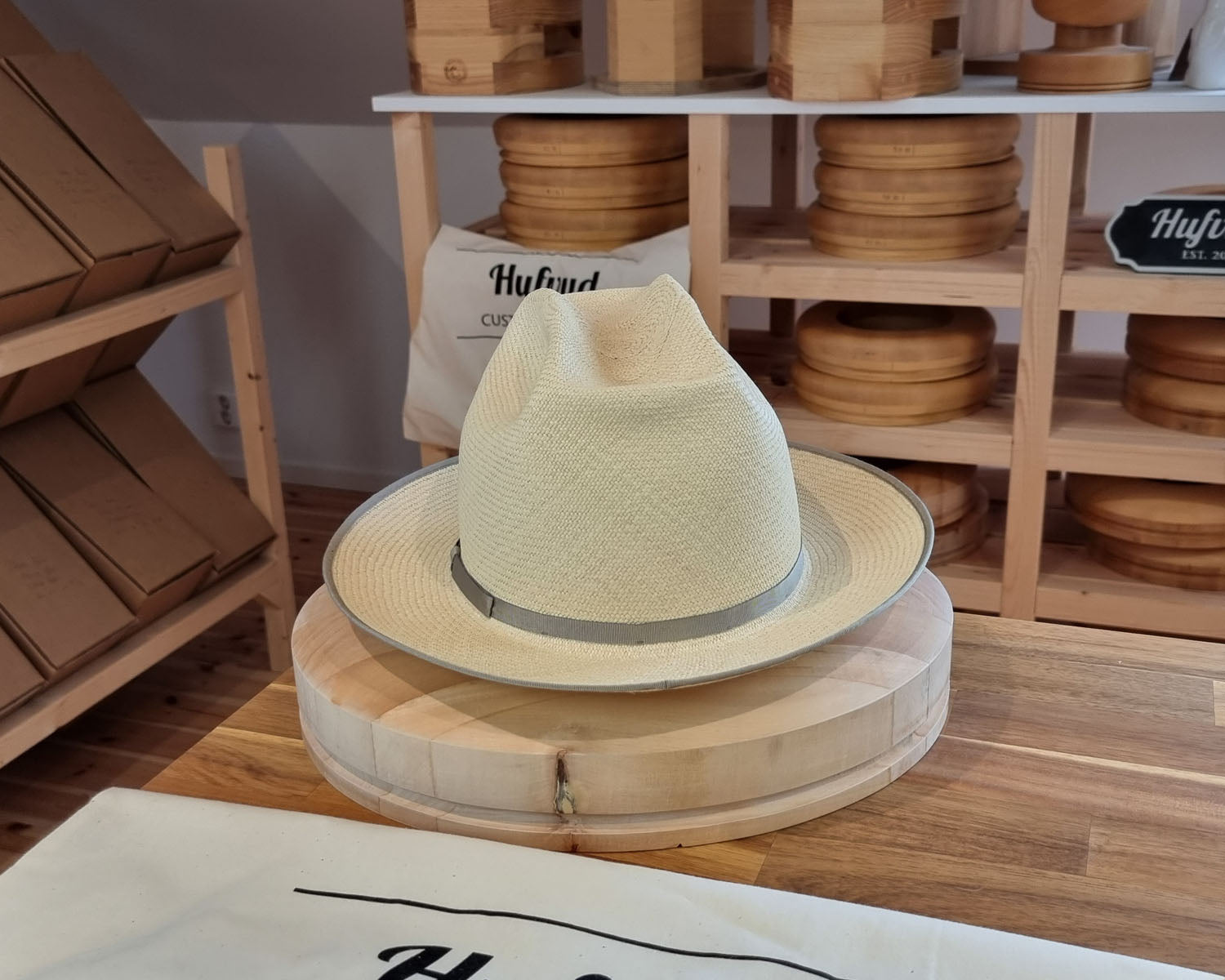 OPEN ROAD HAT | HAND WOVEN ECUADORIAN STRAW | NATURAL COLOR | CUENCA GRADE TWELVE | SIZE 61, US 7 5/8