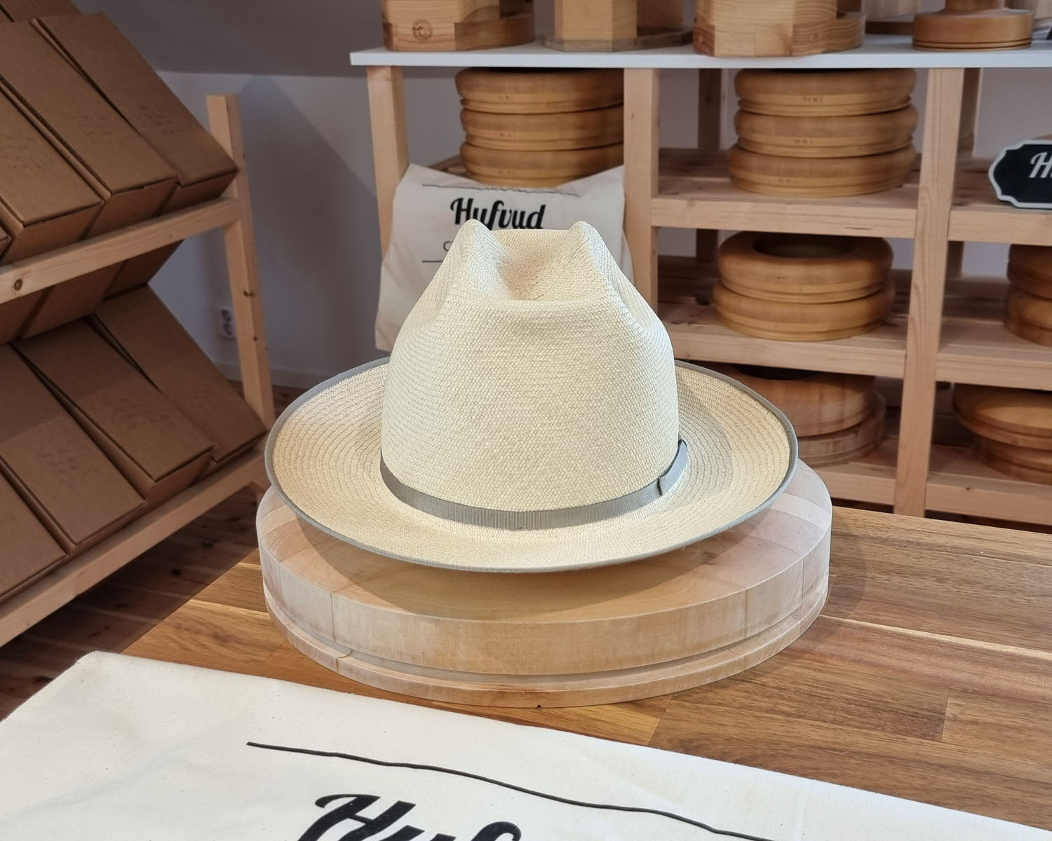 OPEN ROAD HAT | HAND WOVEN ECUADORIAN STRAW | NATURAL COLOR | CUENCA GRADE TWELVE | SIZE 61, US 7 5/8