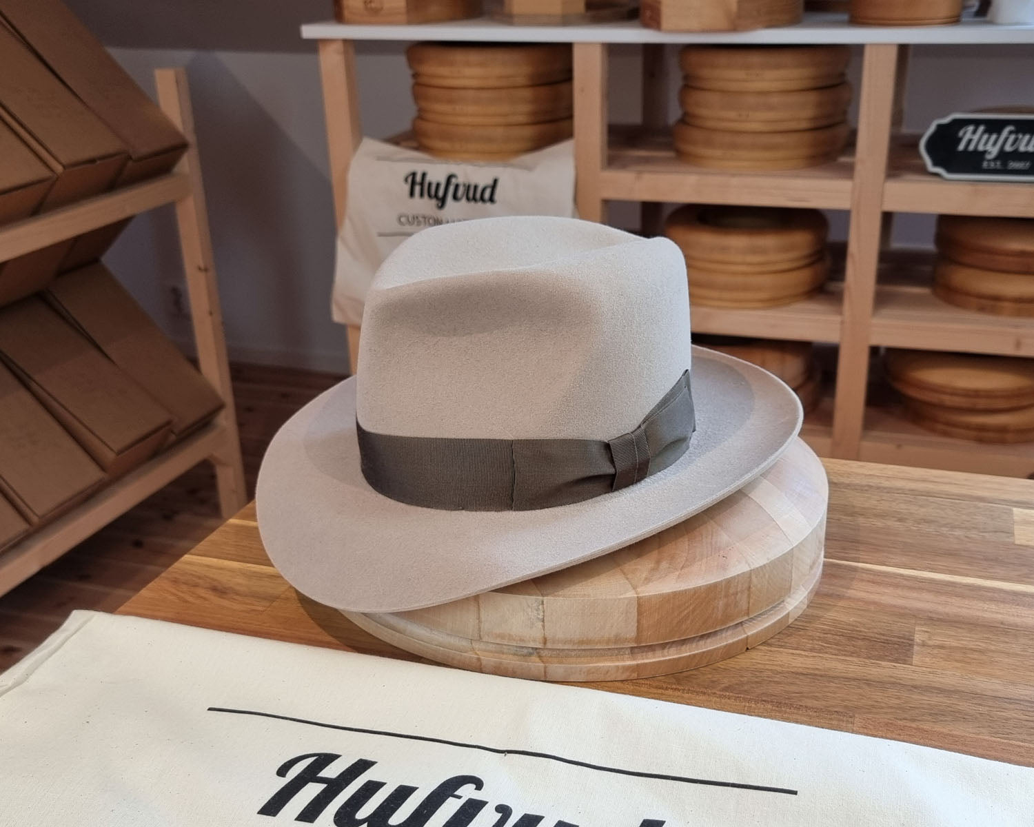 LEIFUR Adventure FEDORA | 5X BEAVER | LIGHT FAWN COLOR | WESTERN WEIGHT | SIZE 58, US 7 1/4