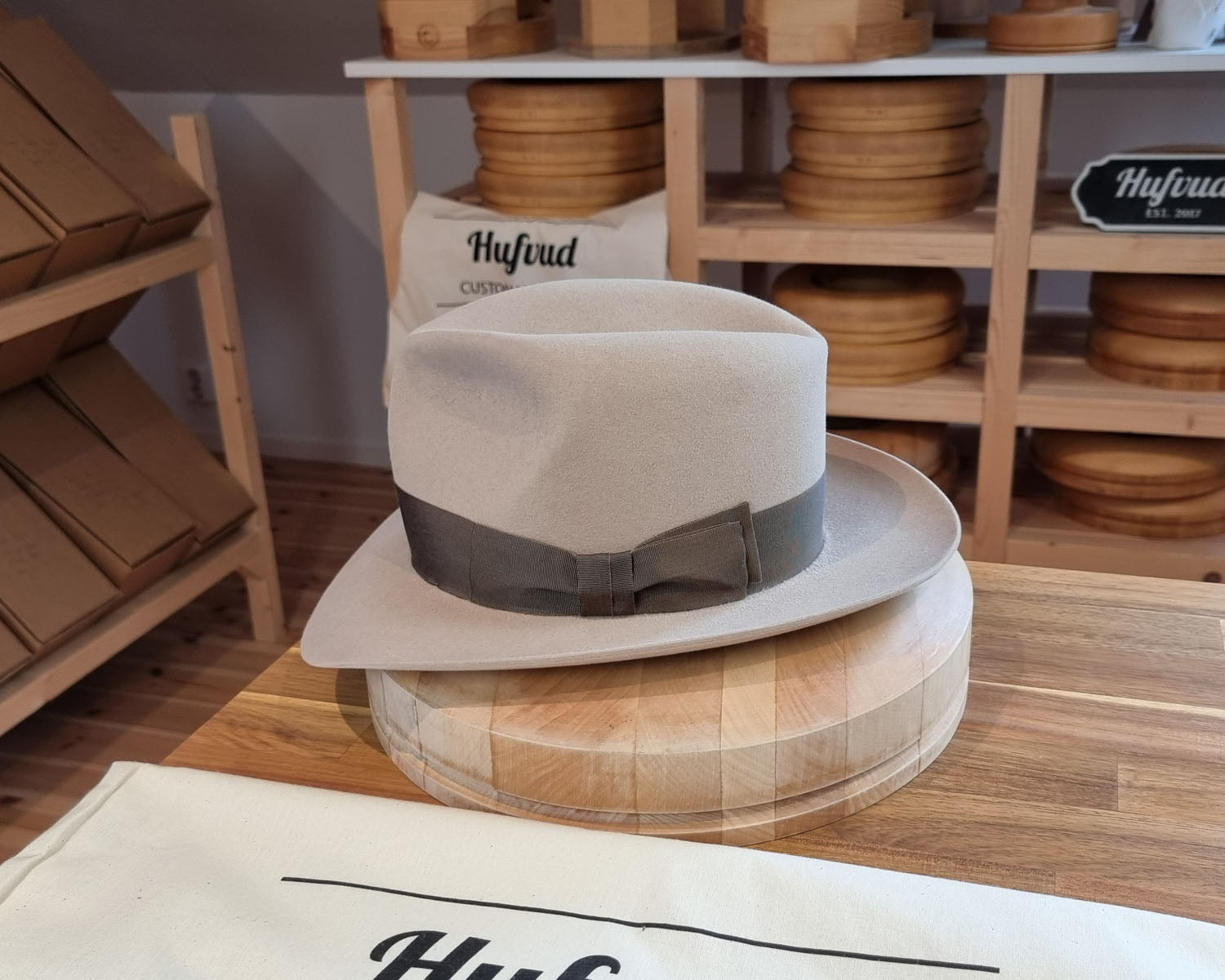 LEIFUR Adventure FEDORA | 5X BEAVER | LIGHT FAWN COLOR | WESTERN WEIGHT | SIZE 58, US 7 1/4