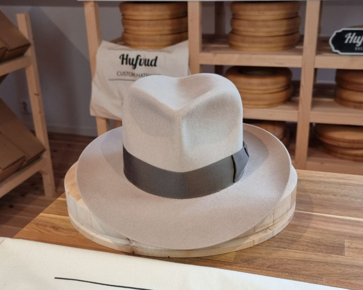 LEIFUR Adventure FEDORA | 5X BEAVER | LIGHT FAWN COLOR | WESTERN WEIGHT | SIZE 58, US 7 1/4