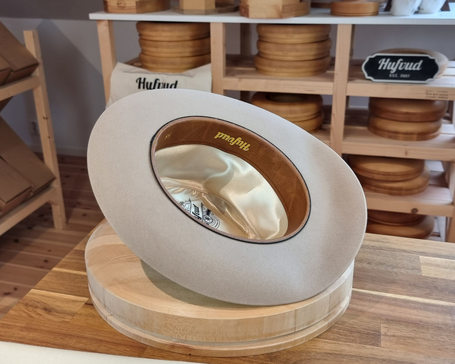 LEIFUR Adventure FEDORA | 5X BEAVER | LIGHT FAWN COLOR | WESTERN WEIGHT | SIZE 58, US 7 1/4