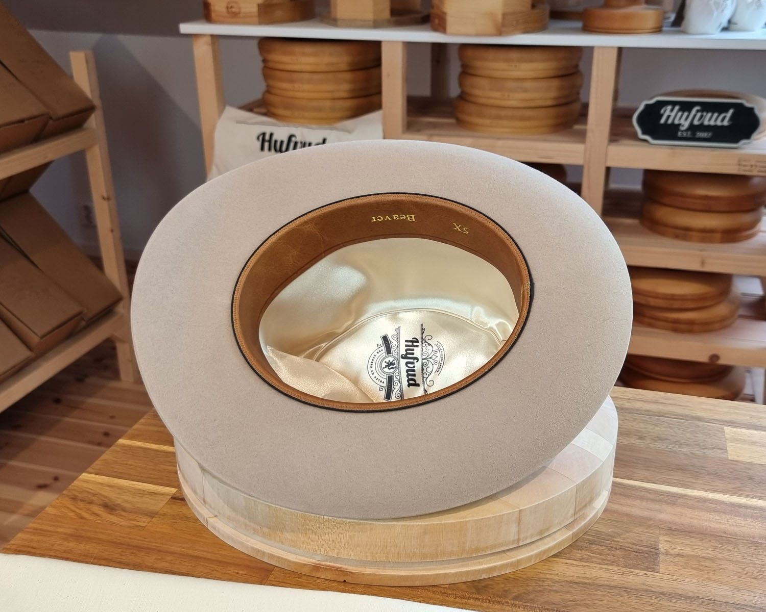 LEIFUR Adventure FEDORA | 5X BEAVER | LIGHT FAWN COLOR | WESTERN WEIGHT | SIZE 58, US 7 1/4