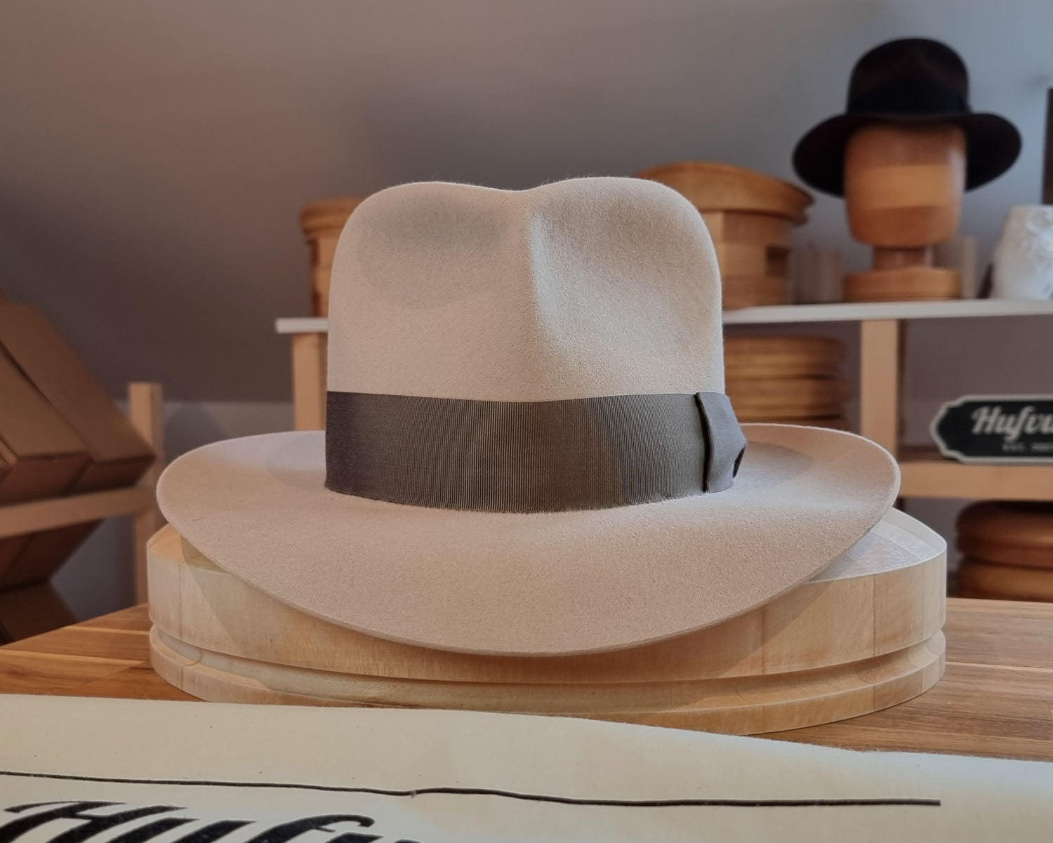 LEIFUR Adventure FEDORA | 5X BEAVER | LIGHT FAWN COLOR | WESTERN WEIGHT | SIZE 58, US 7 1/4