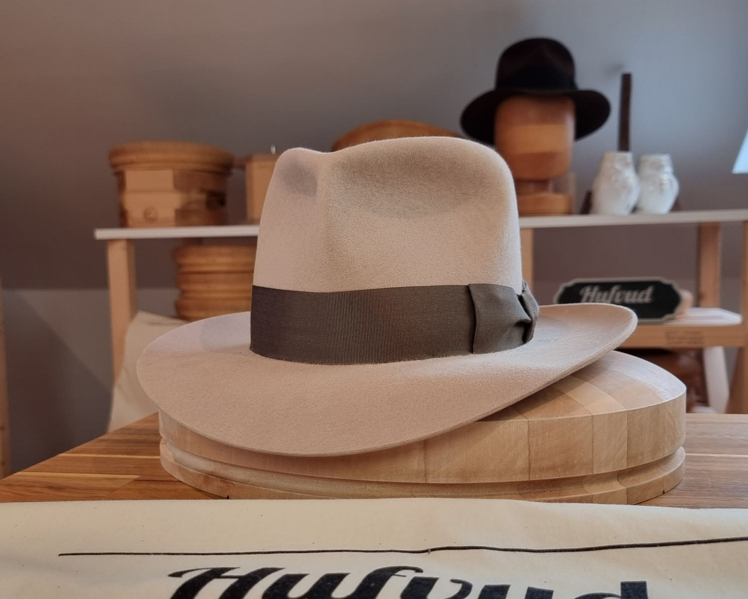 LEIFUR Adventure FEDORA | 5X BEAVER | LIGHT FAWN COLOR | WESTERN WEIGHT | SIZE 58, US 7 1/4