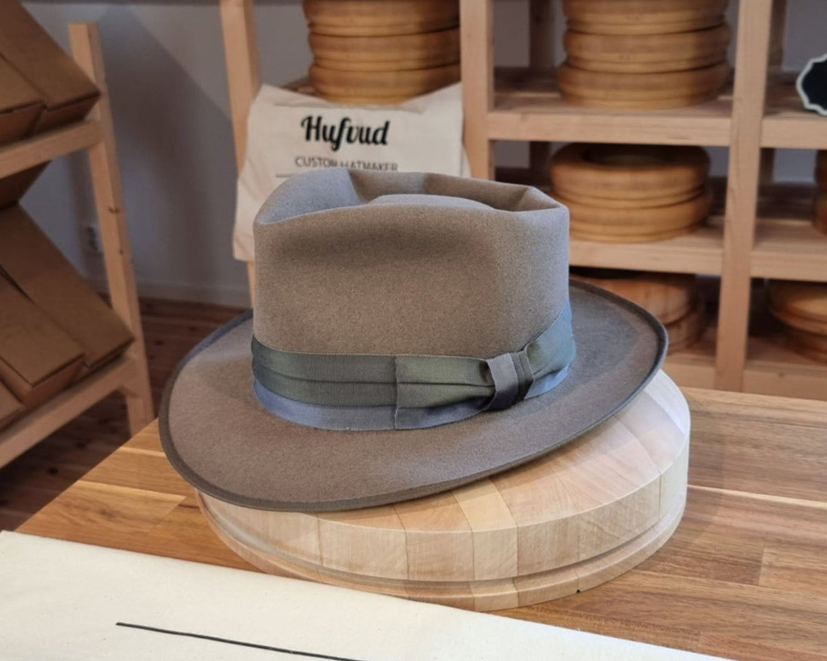 BOGART FEDORA | BEAVER FIFTY | WHISKEY COLOR | SIZE 60, US 7 1/2