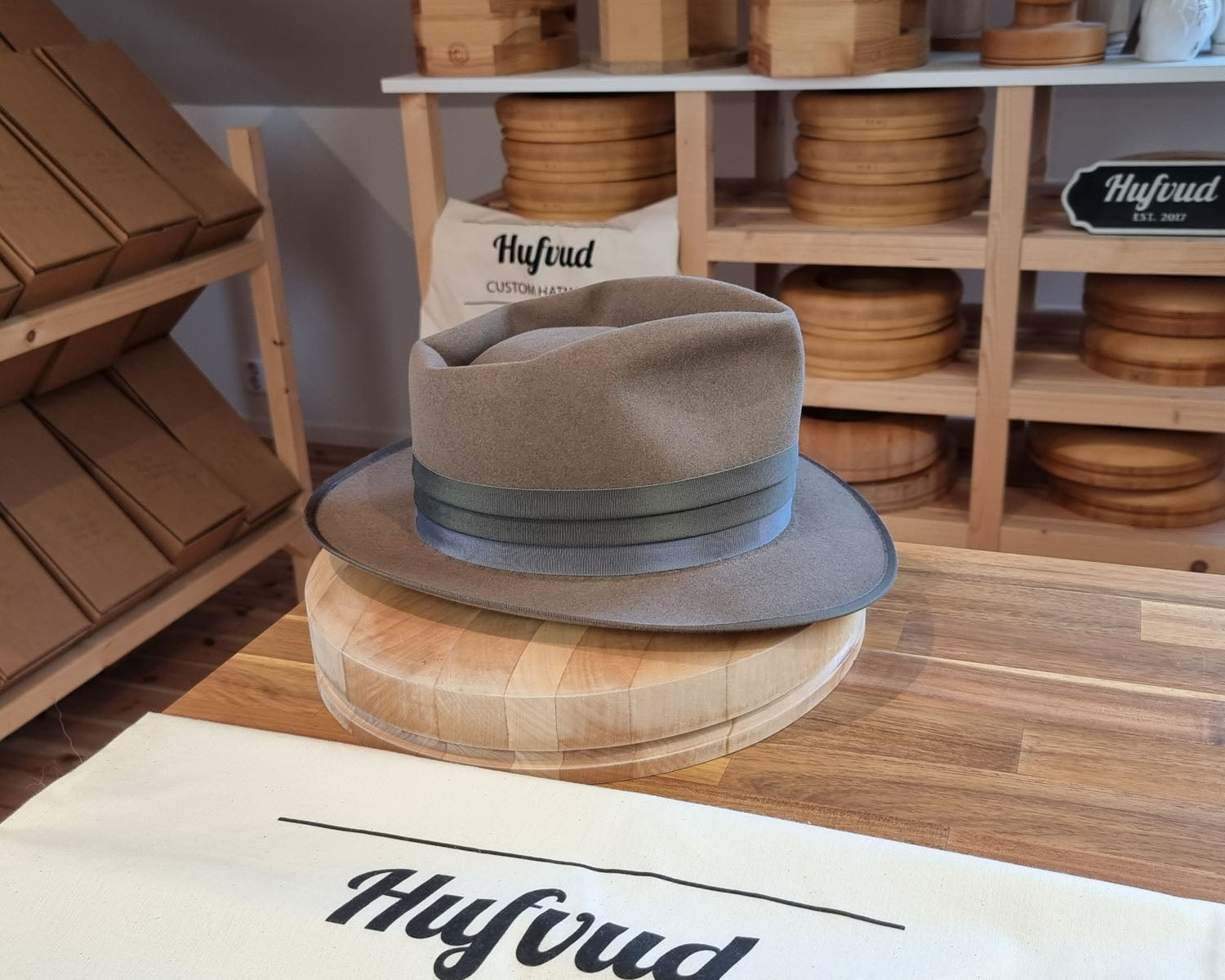 BOGART FEDORA | BEAVER FIFTY | WHISKEY COLOR | SIZE 60, US 7 1/2
