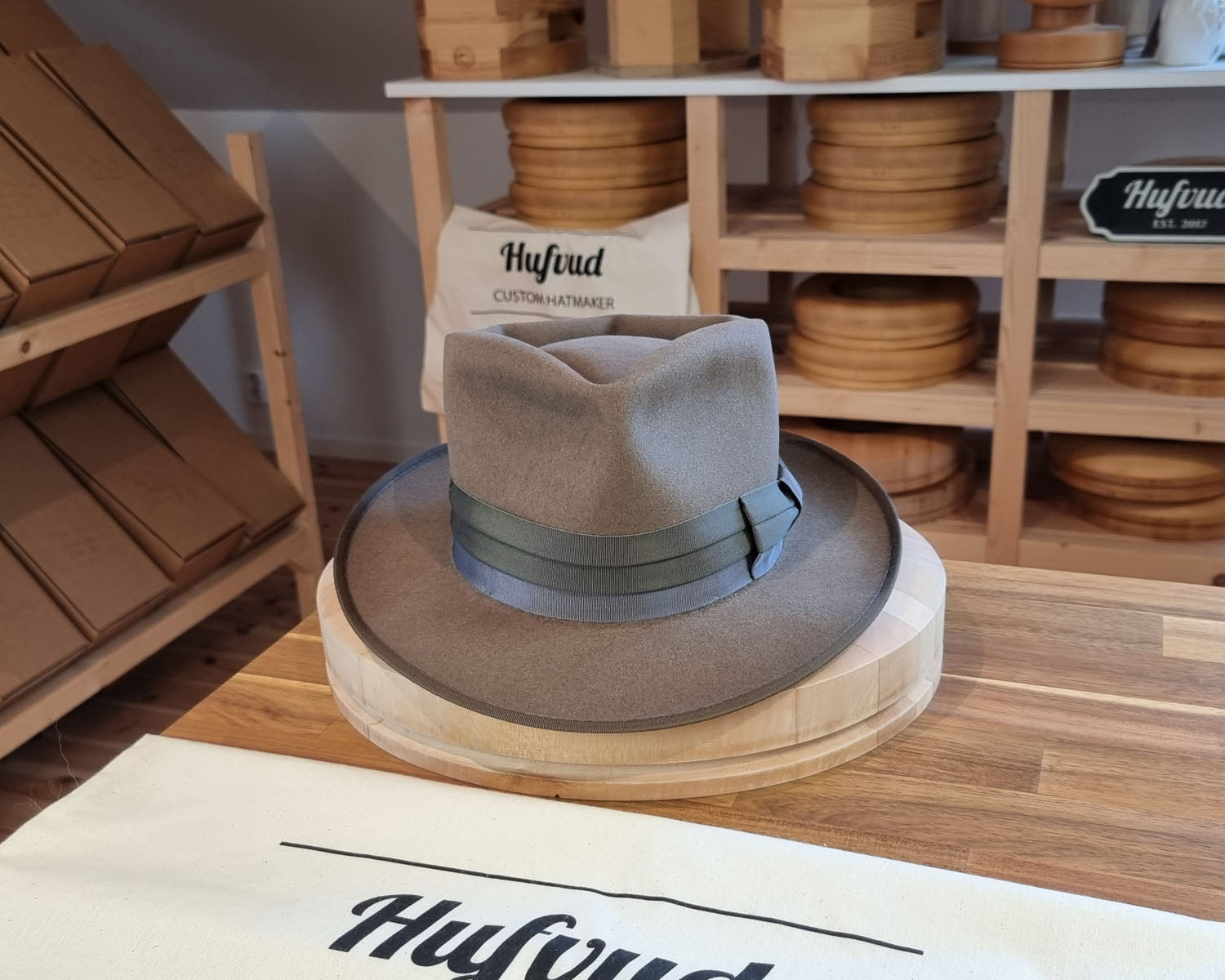 BOGART FEDORA | BEAVER FIFTY | WHISKEY COLOR | SIZE 60, US 7 1/2