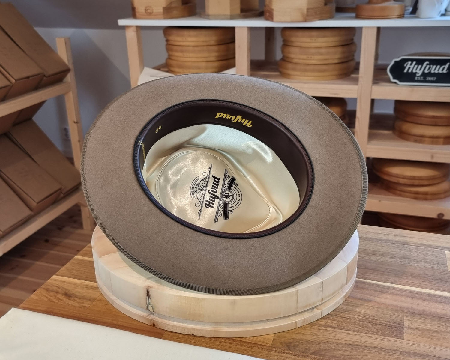 BOGART FEDORA | BEAVER FIFTY | WHISKEY COLOR | SIZE 60, US 7 1/2