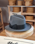 DURHAM 1922 FEDORA | BEAVER FIFTY | EMERALD GRAY COLOR | SIZE 59, US 7 3/8