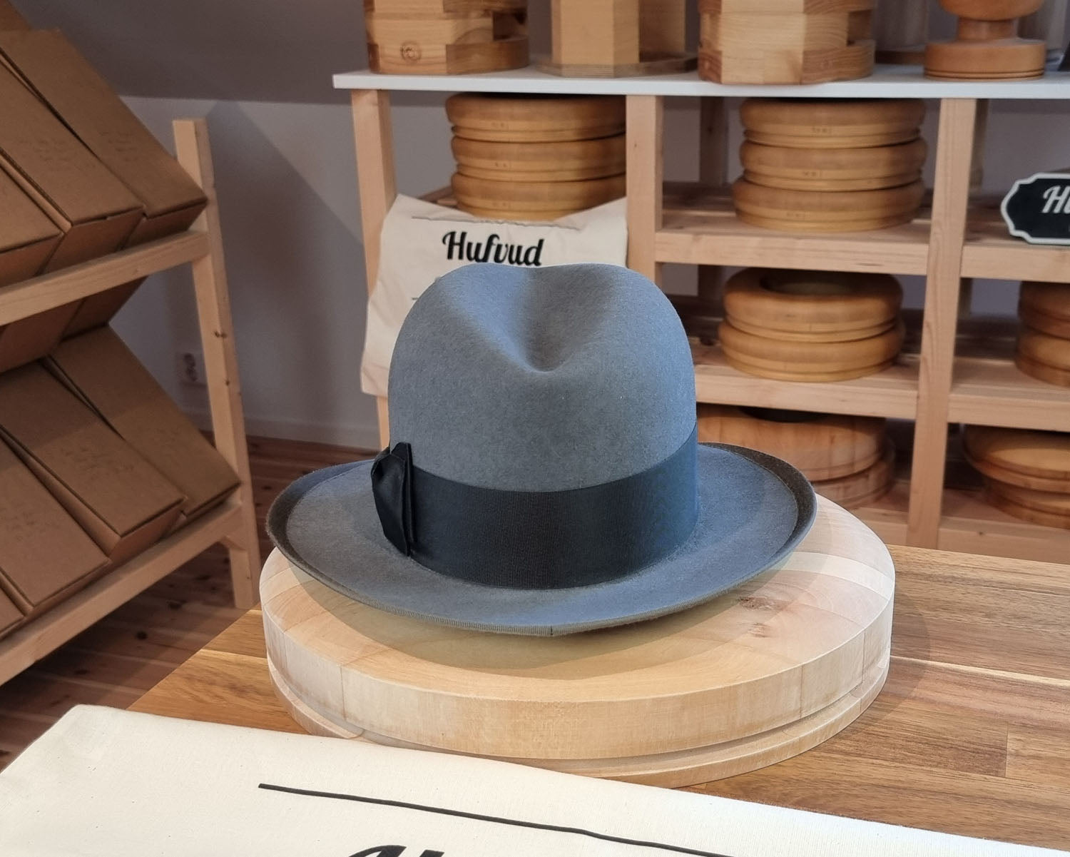 DURHAM 1922 FEDORA | BEAVER FIFTY | EMERALD GRAY COLOR | SIZE 59, US 7 3/8