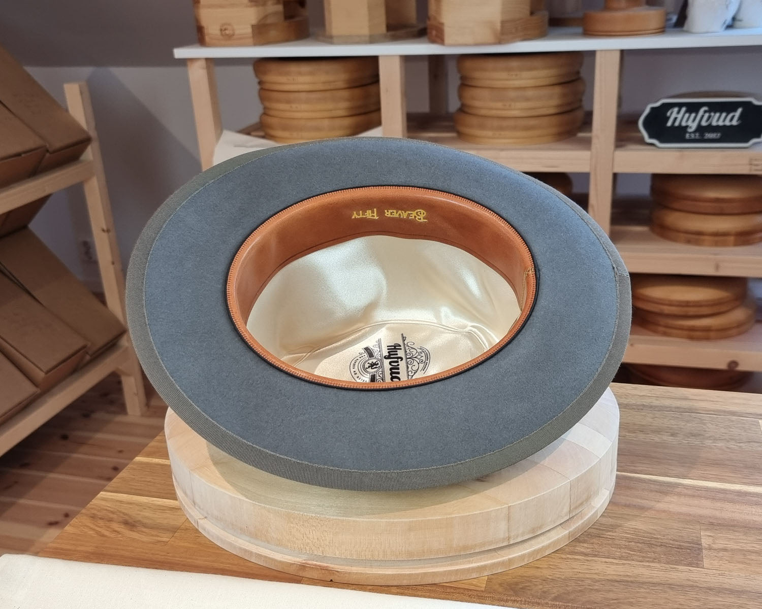 DURHAM 1922 FEDORA | BEAVER FIFTY | EMERALD GRAY COLOR | SIZE 59, US 7 3/8