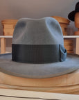 DURHAM 1922 FEDORA | BEAVER FIFTY | EMERALD GRAY COLOR | SIZE 59, US 7 3/8
