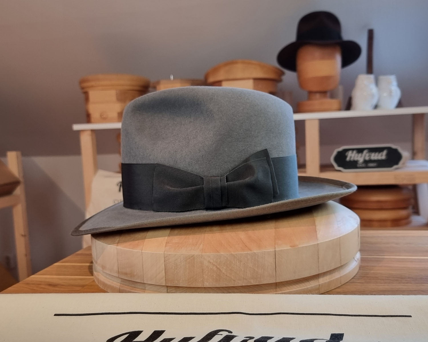 DURHAM 1922 FEDORA | BEAVER FIFTY | EMERALD GRAY COLOR | SIZE 59, US 7 3/8