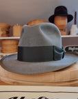 DURHAM 1922 FEDORA | BEAVER FIFTY | EMERALD GRAY COLOR | SIZE 59, US 7 3/8